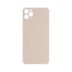 For Apple 11 Pro Max Verre arrière, cadre de caméra agrandi Compatible avec la couleur or