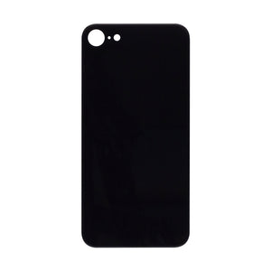 For Apple SE (2020, 2022) Verre arrière, cadre d'appareil photo agrandi Noir Compatible
