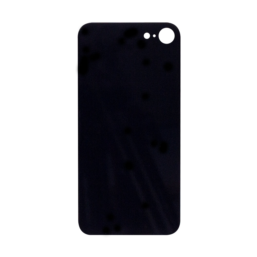 For Apple SE (2020, 2022) Verre arrière, cadre d'appareil photo agrandi Noir Compatible