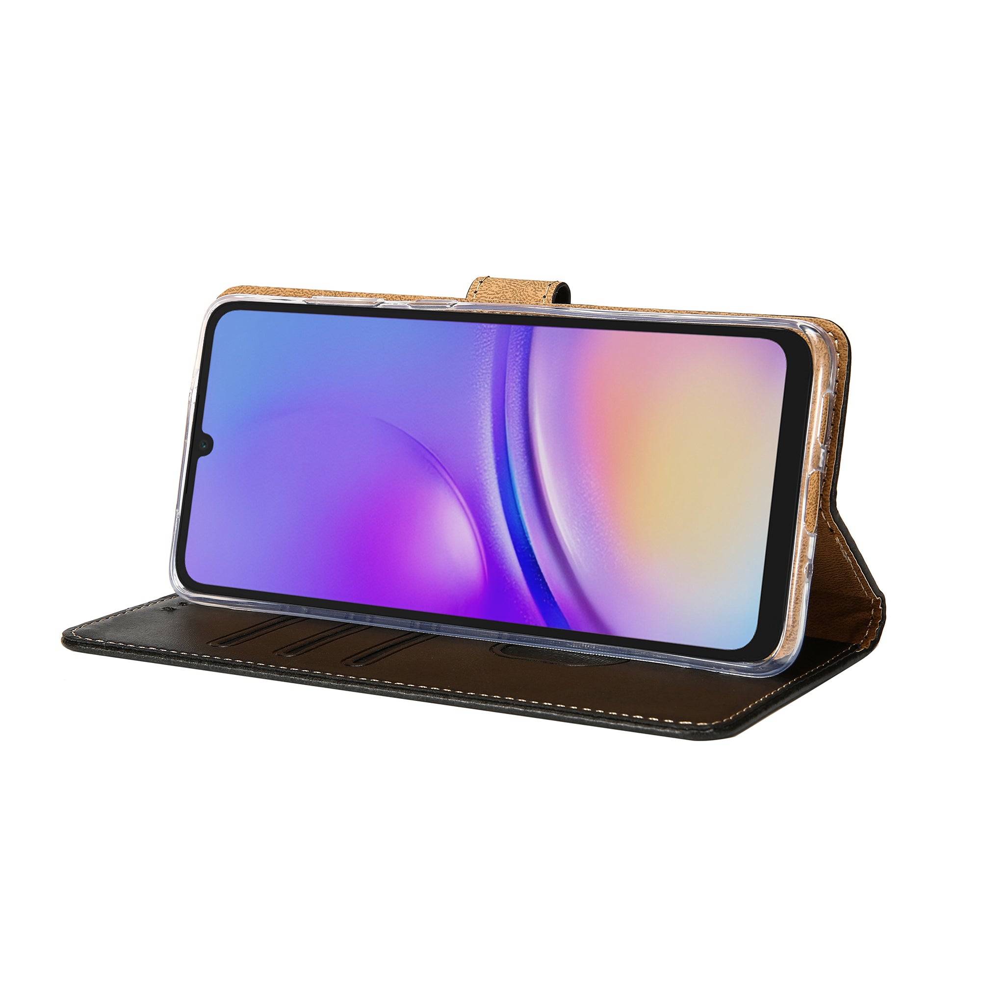 Rixus Bibliothèque pour Samsung Galaxy A05 Noir