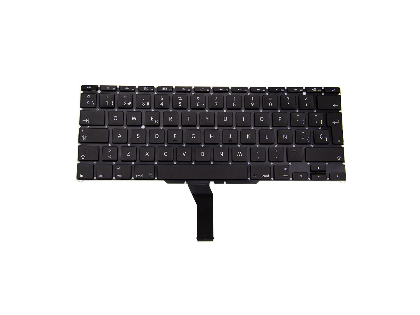 For Apple Air (2011-2016) A1370 Clavier ESP Noir Retiré
