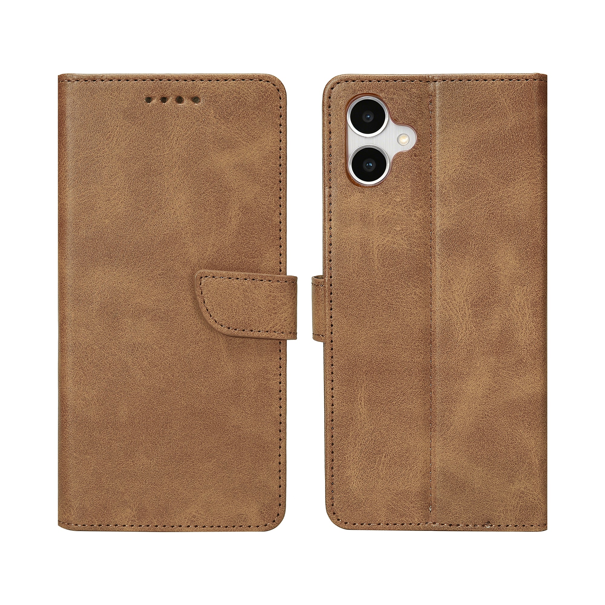 Bibliothèque Rixus pour Samsung Galaxy A05 Light Brown