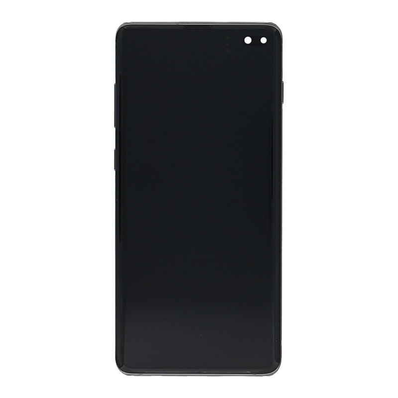 Samsung Galaxy S10 Plus G975F Display And Digitizer With Frame Prism Black Service Pack