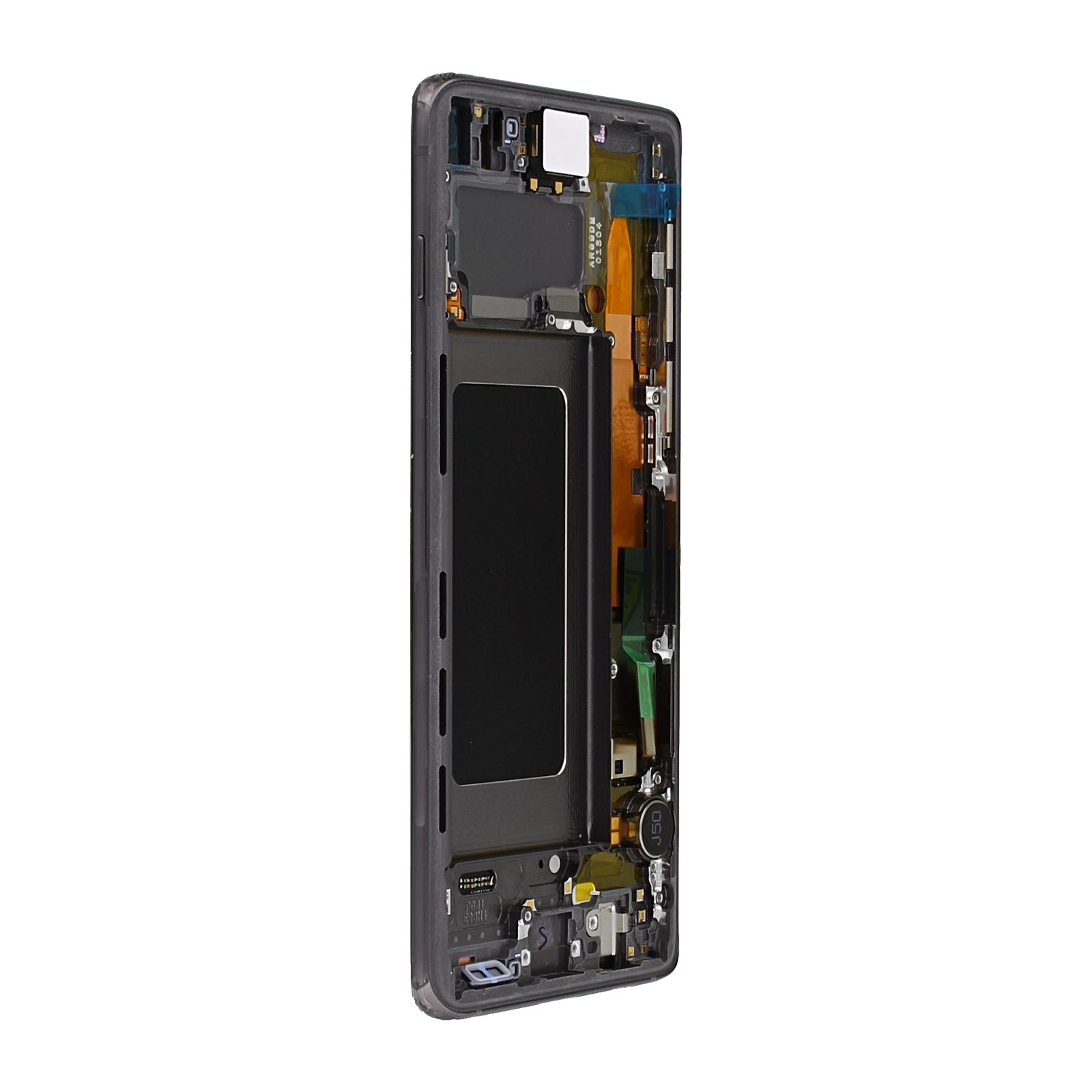 Écran et numériseur Samsung Galaxy S10 G973F avec cadre Prism Black Service Pack