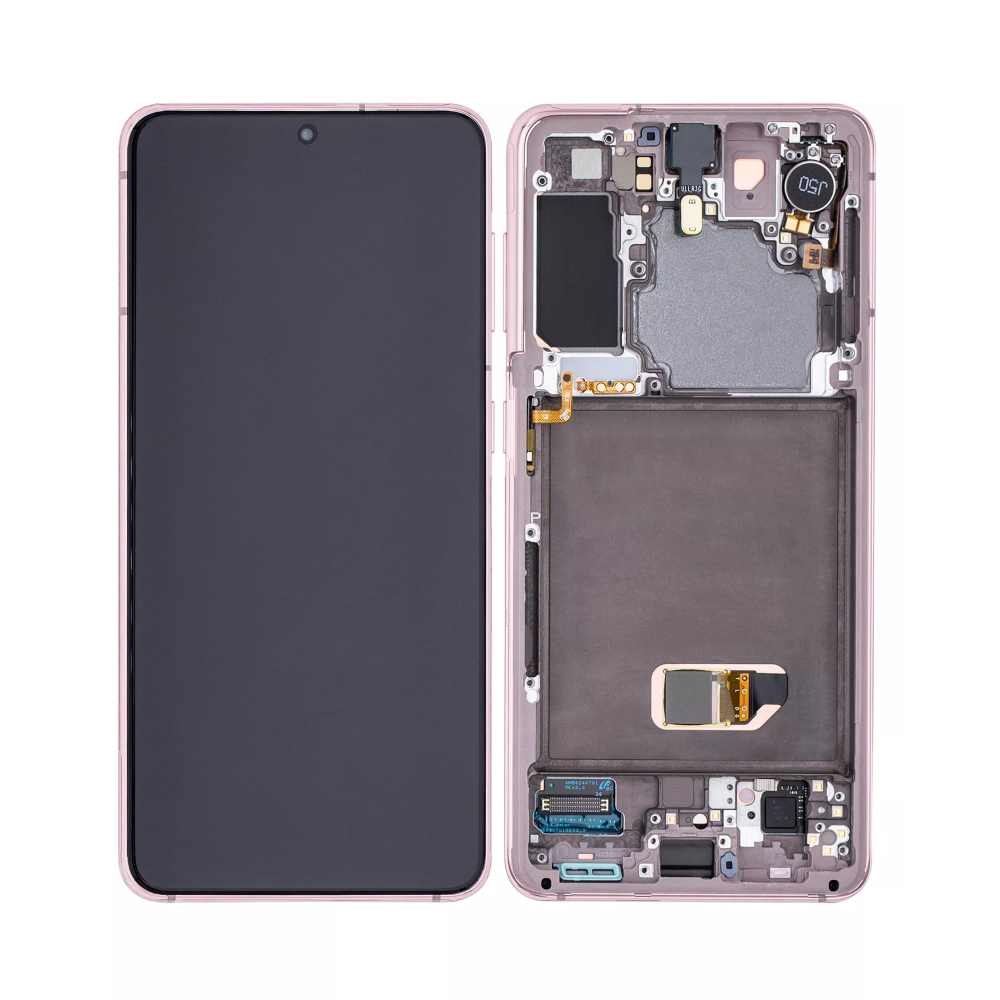 Samsung Galaxy S21 5G G991B Écran et numériseur avec cadre Phantom Violet Service Pack