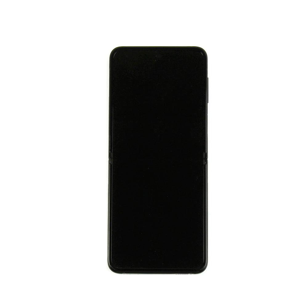 Samsung Galaxy Z Flip3 F711B Écran principal et numériseur avec cadre Phantom Black Service Pack