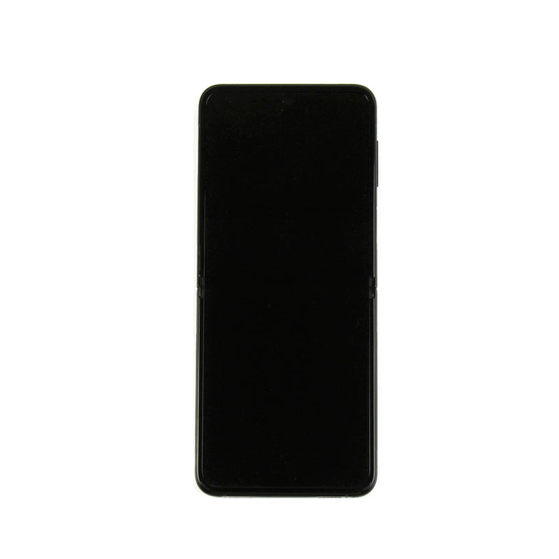 Samsung Galaxy Z Flip3 F711B Écran principal et numériseur avec cadre Phantom Black Service Pack