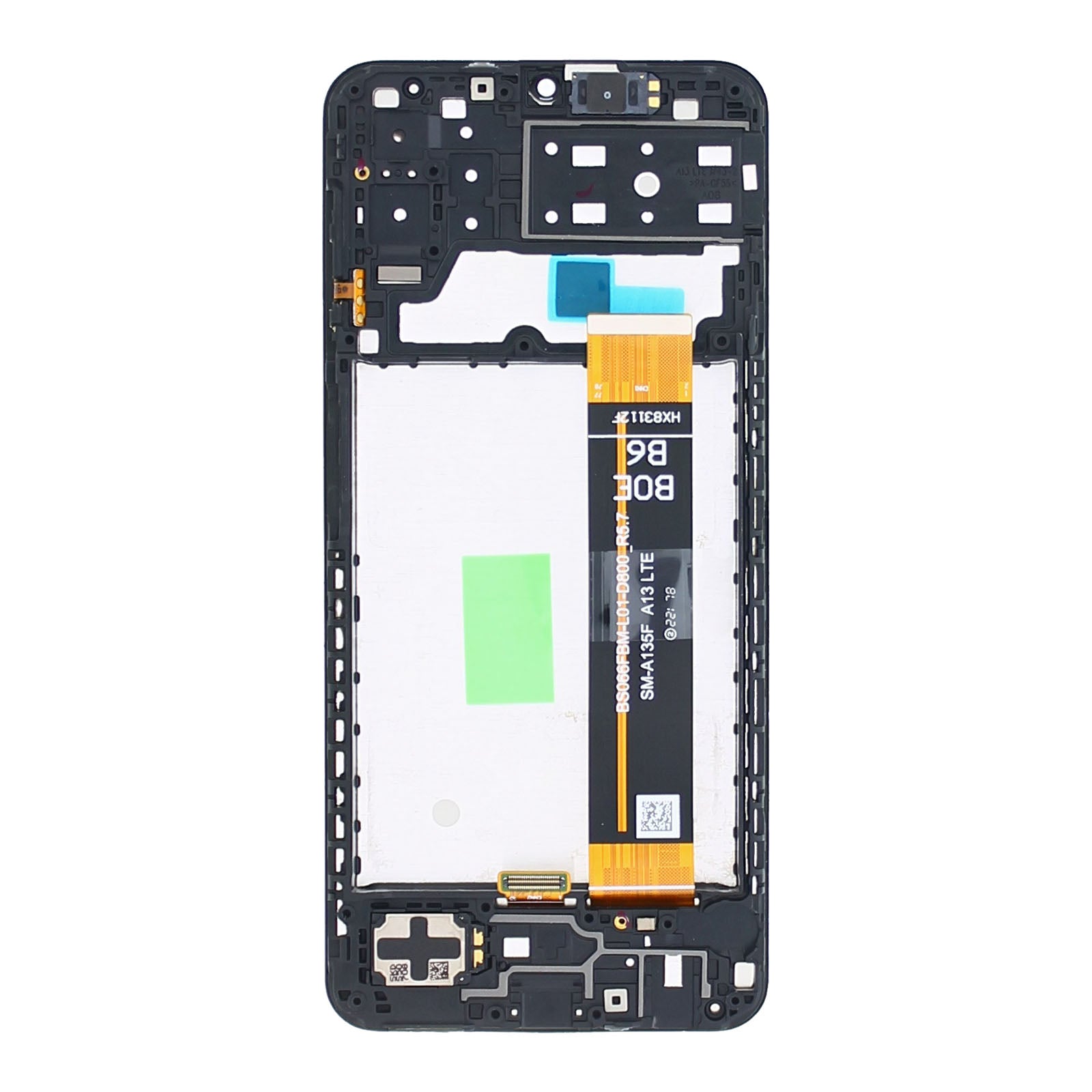 Samsung Galaxy A13 A137F Écran et numériseur avec cadre Noir Service Pack