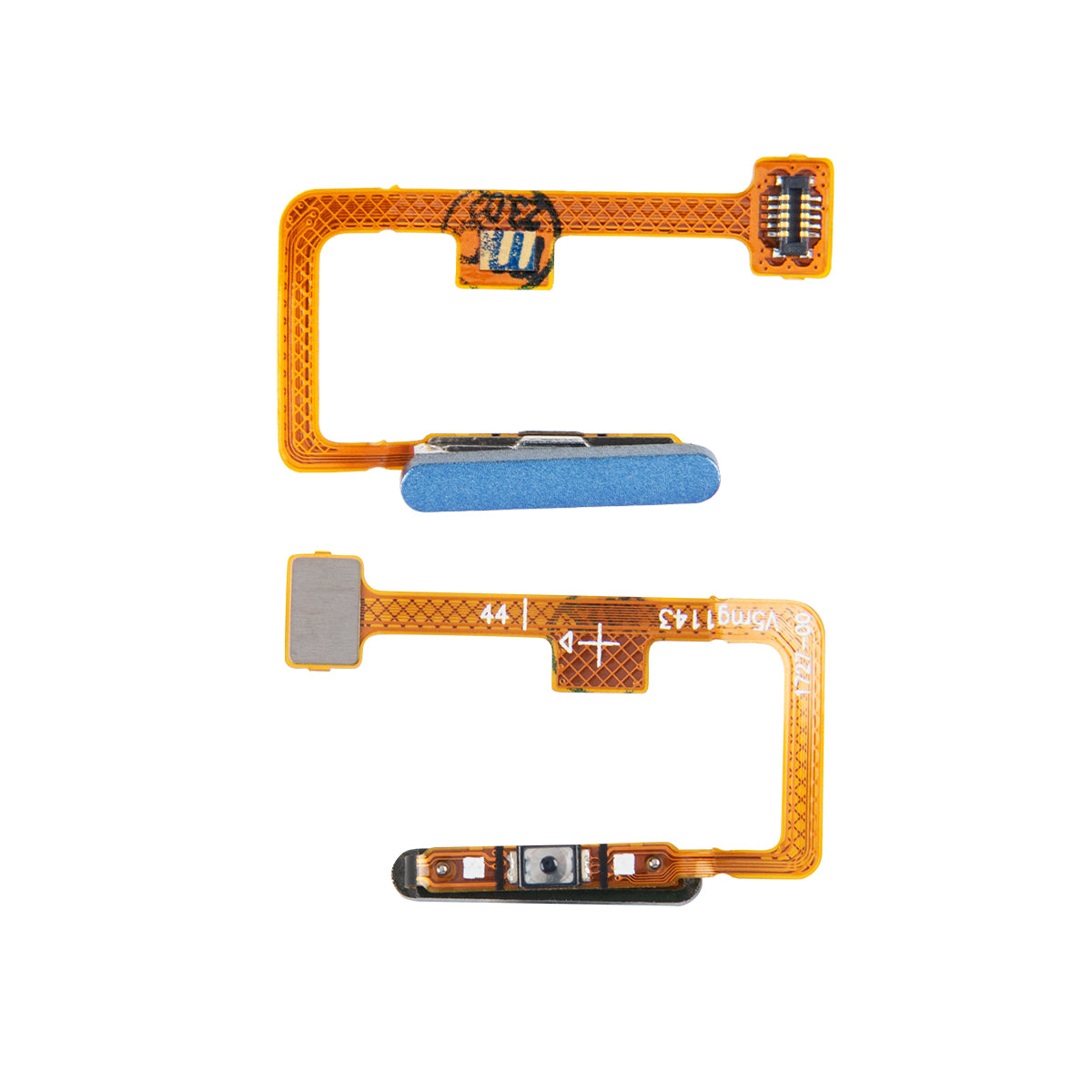 Capteur d'empreintes digitales Xiaomi Mi 11 Lite Flex avec bouton d'alimentation Bleu bubble-gum OEM