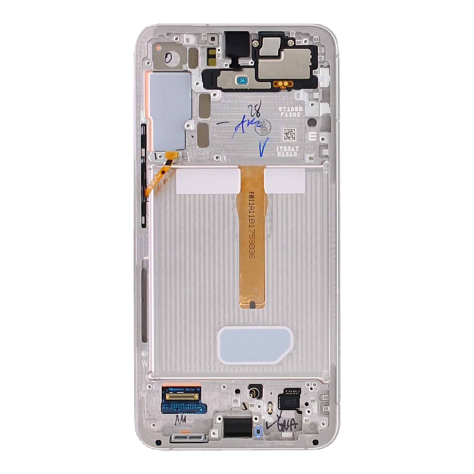 Samsung Galaxy S22 Plus S906B Écran et numériseur avec cadre Phantom White,Cream,Sky Blue Service Pack
