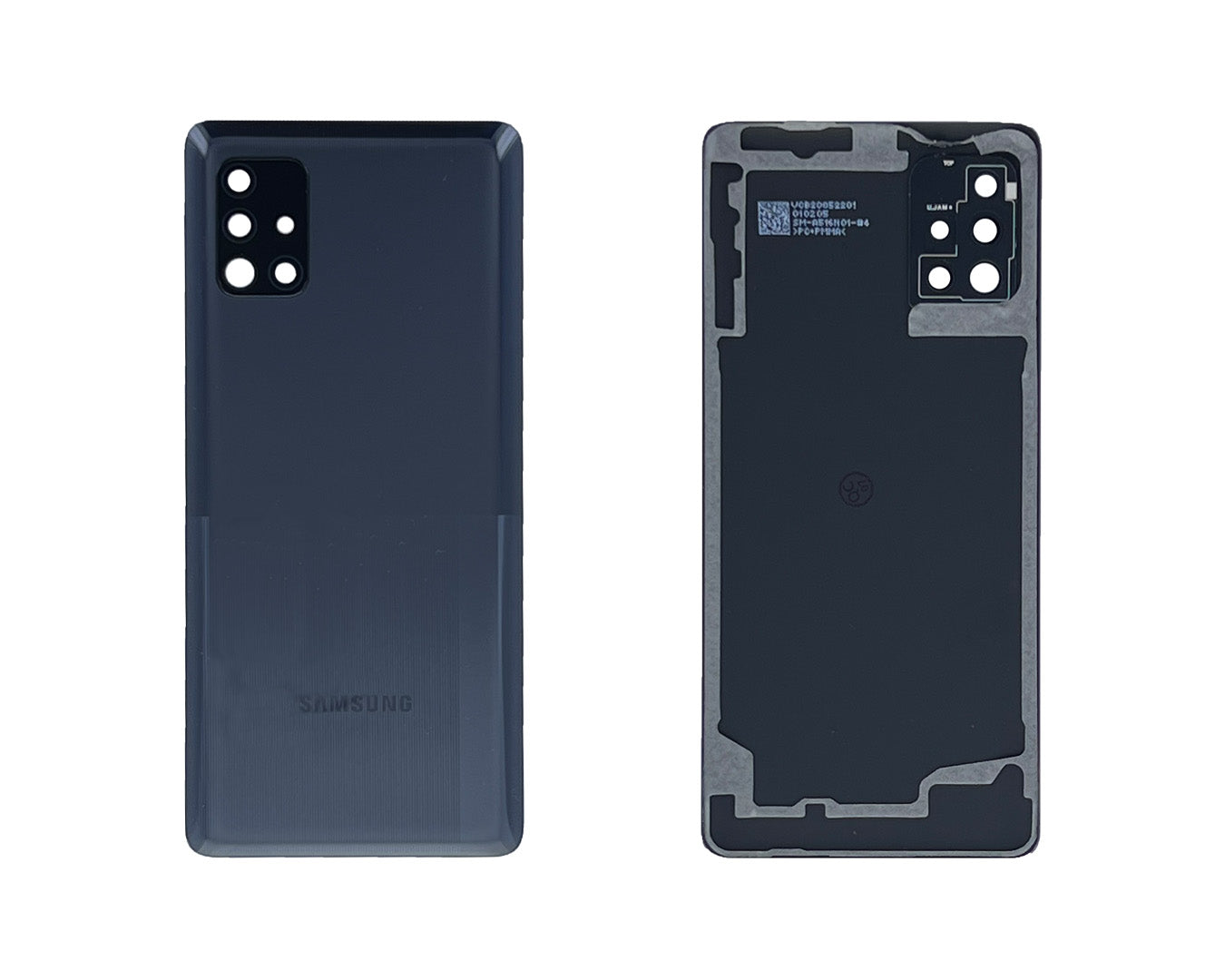 Coque arrière Samsung Galaxy A51 5G A516B avec prisme lentille cube noir OEM