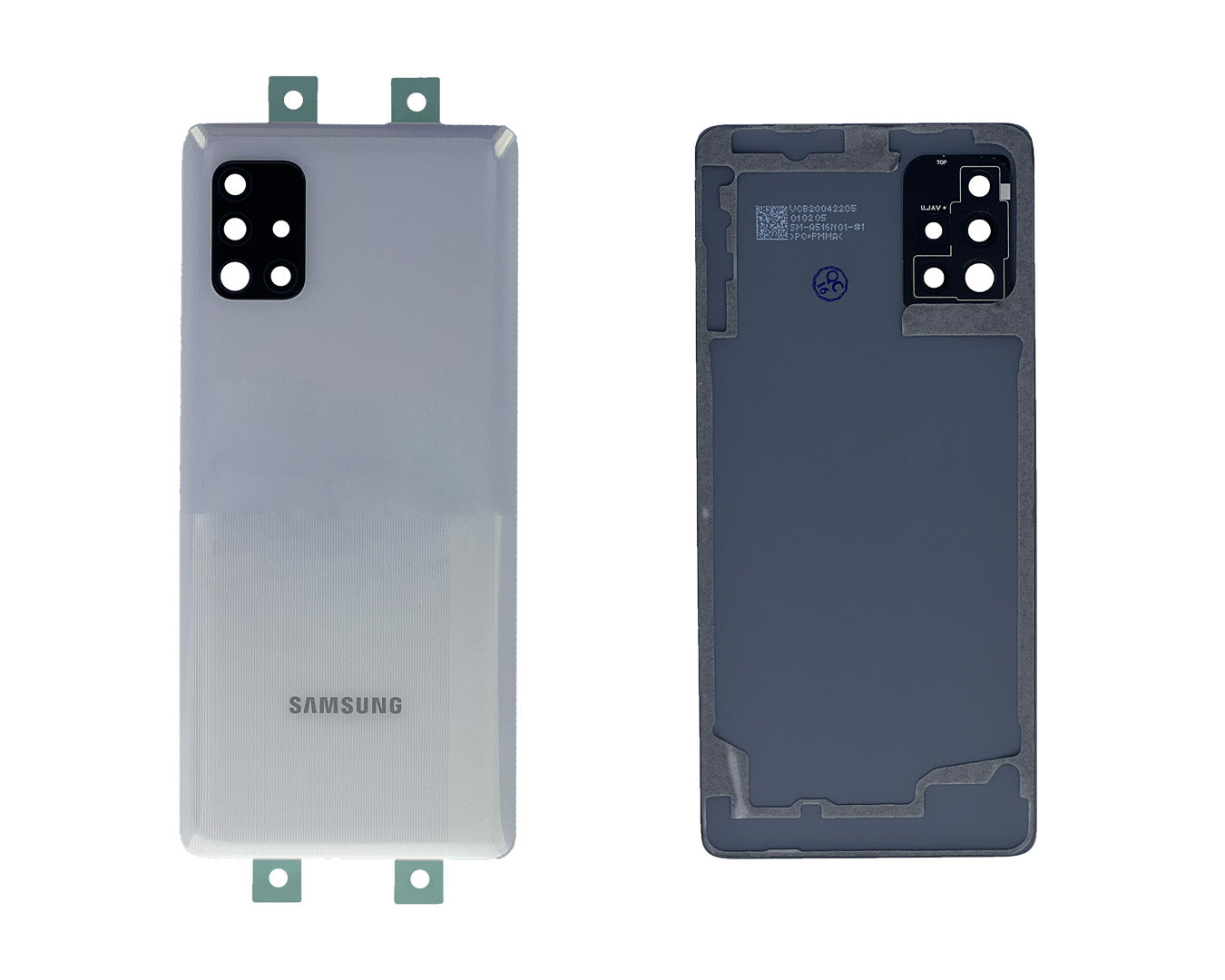 Coque arrière Samsung Galaxy A51 5G A516B avec prisme lentille cube blanc OEM