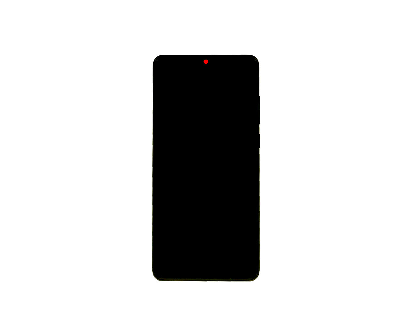 Huawei P30 New Version Display And Digitizer With Frame Black Service Pack