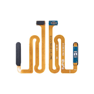 Samsung Galaxy A12 A125F, A12 Nacho A127F Capteur d'empreintes digitales Flex avec bouton d'alimentation Noir OEM