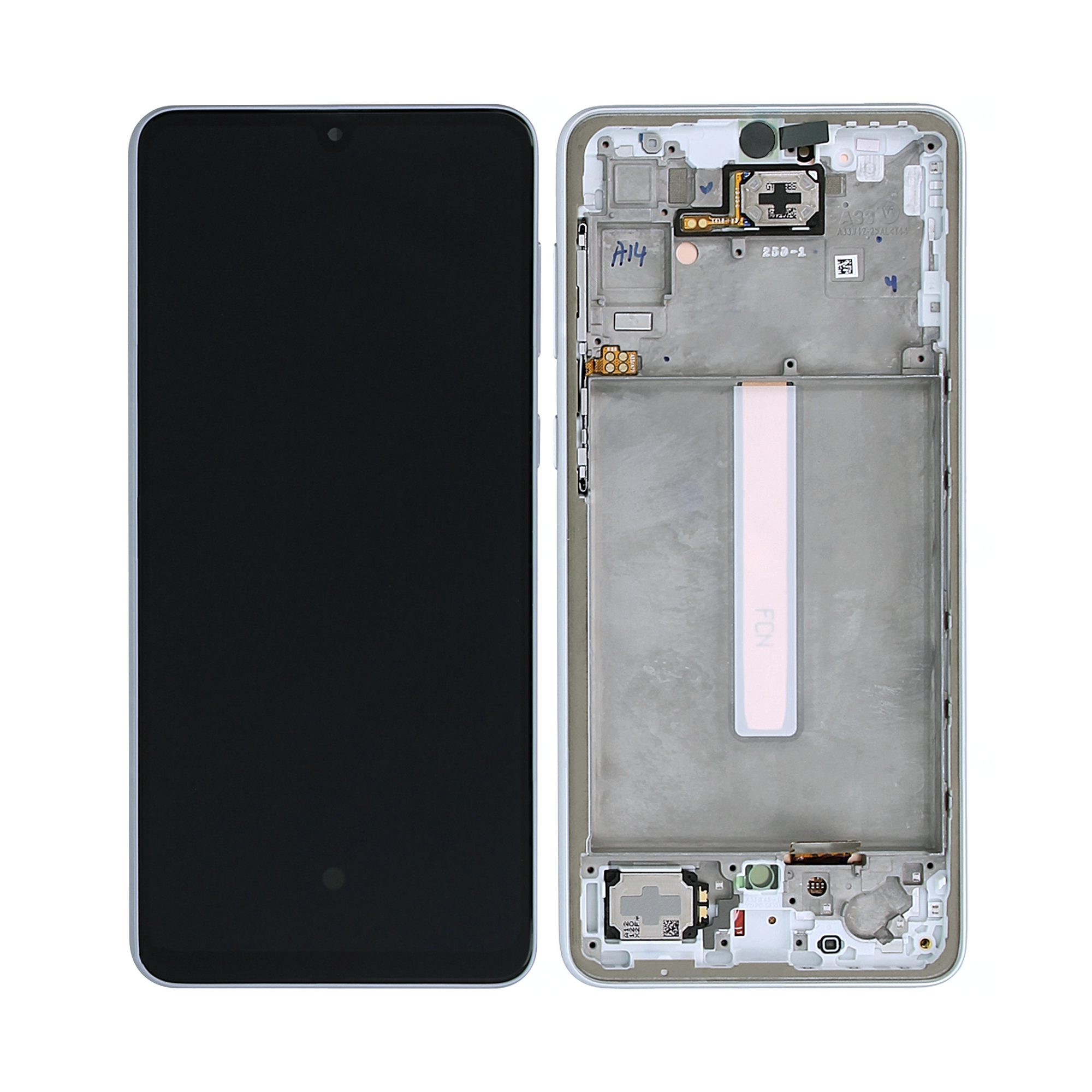 Samsung Galaxy A33 5G A336B Ecran et Digitizer Avec Cadre Blanc Awesome Soft-OLED