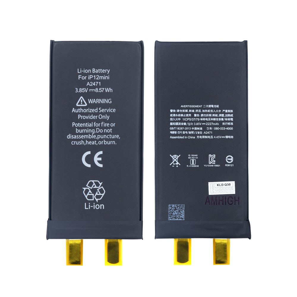For Apple batterie For Apple 12 Mini (soudage par points requis) Sans BMS/IC OEM