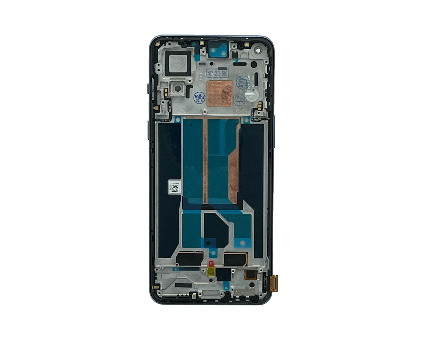 Écran et numériseur OnePlus Nord 2 avec cadre gris Sierra OEM