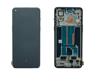 Écran et numériseur OnePlus Nord 2 avec cadre gris Sierra OEM