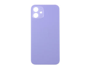 For Apple 12 Verre arrière, cadre de caméra agrandi Violet Compatible