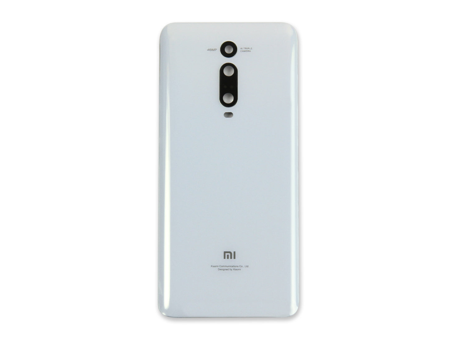 Xiaomi Mi 9T, Mi 9T Pro Coque arrière avec objectif blanc perle OEM