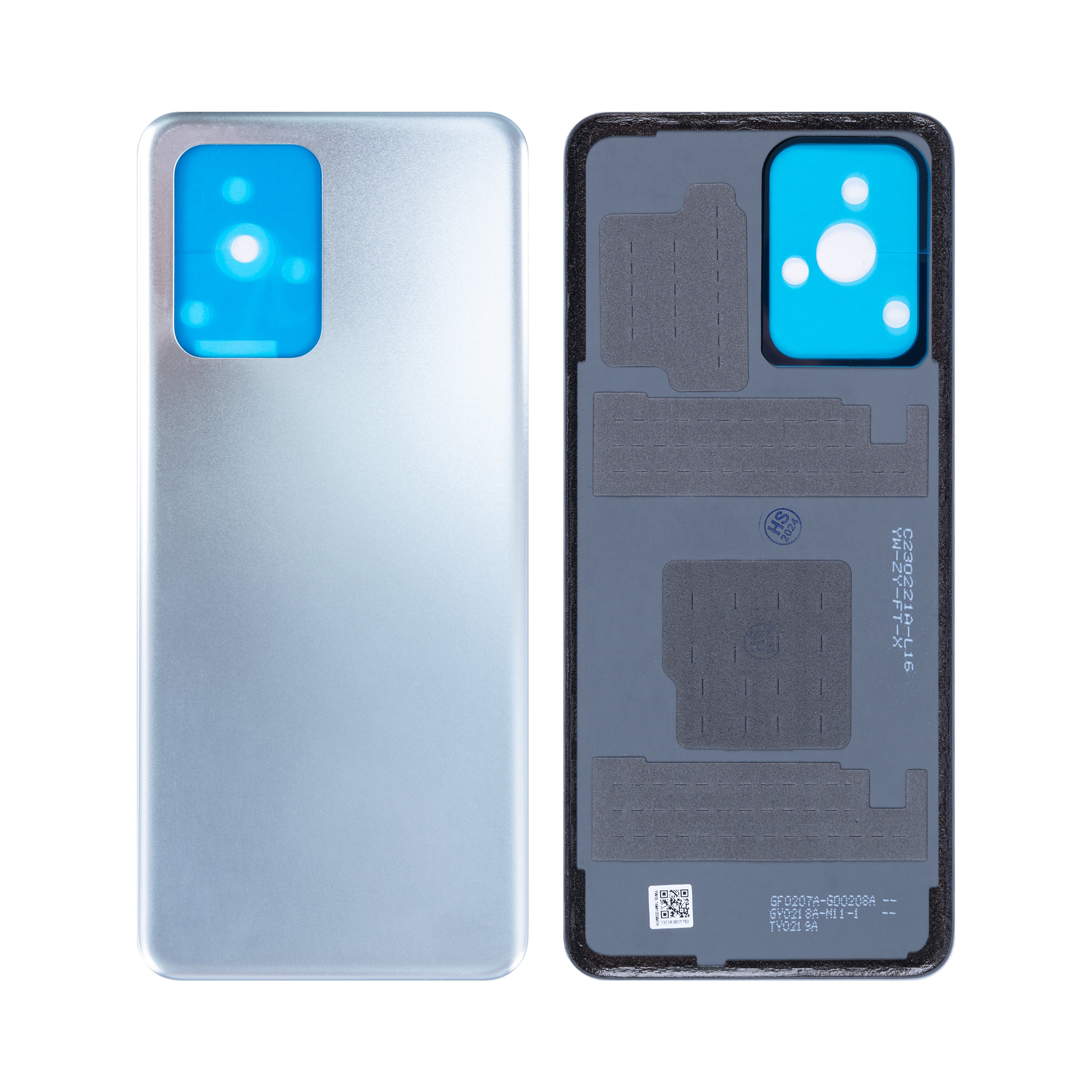 Xiaomi Redmi Note 11T Pro, 11T Pro Plus Coque arrière sans objectif Argent OEM