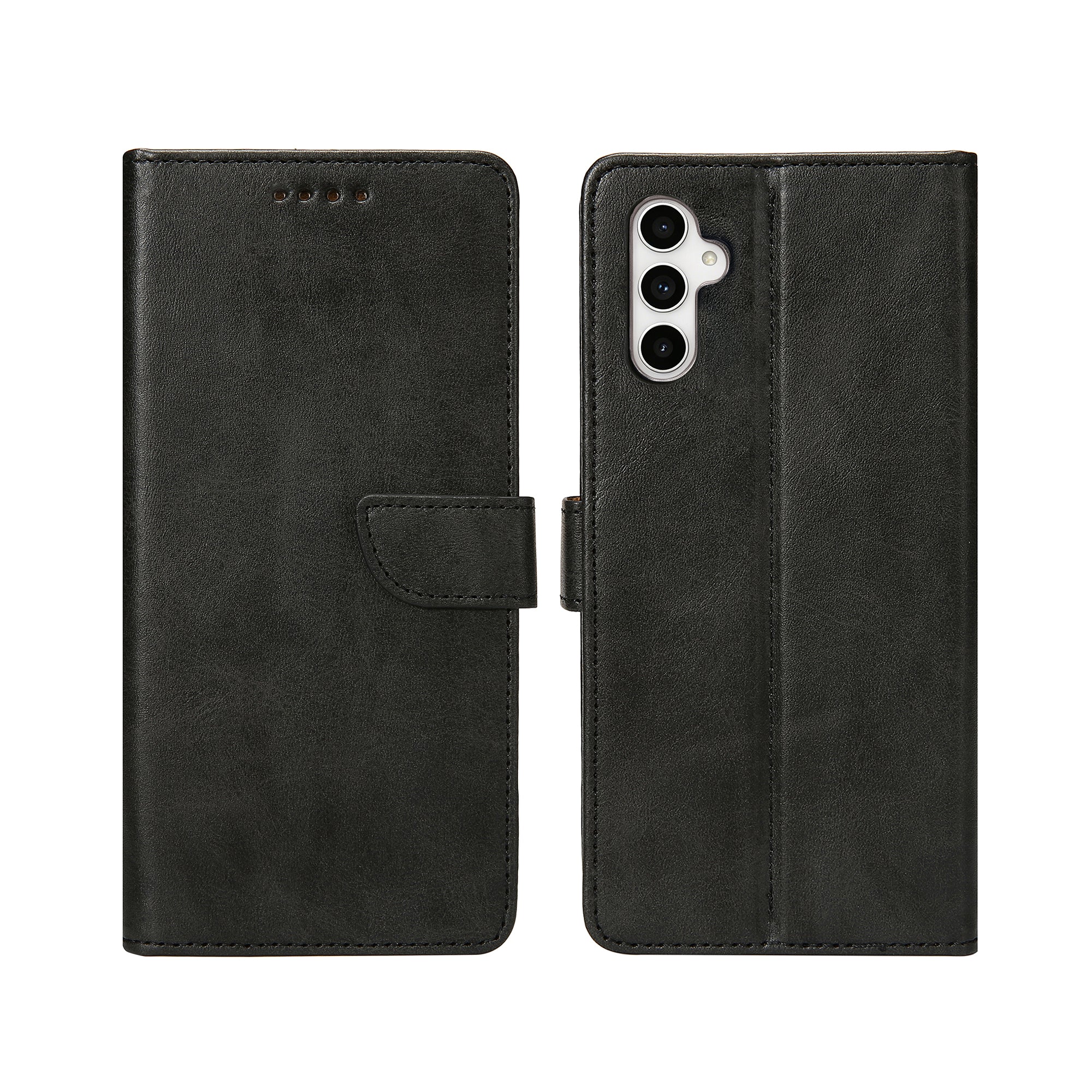 Rixus Bookcase Pour Samsung Galaxy A54 5G Noir