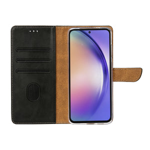 Rixus Bookcase Pour Samsung Galaxy A54 5G Noir