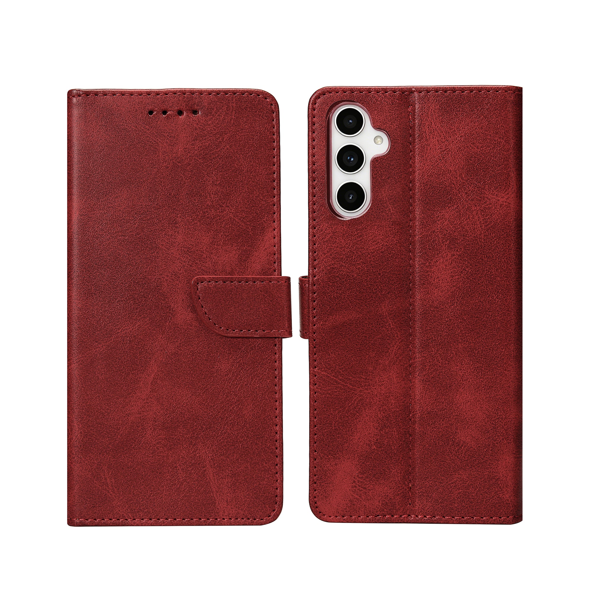 Bibliothèque Rixus pour Samsung Galaxy A54 5G Rouge