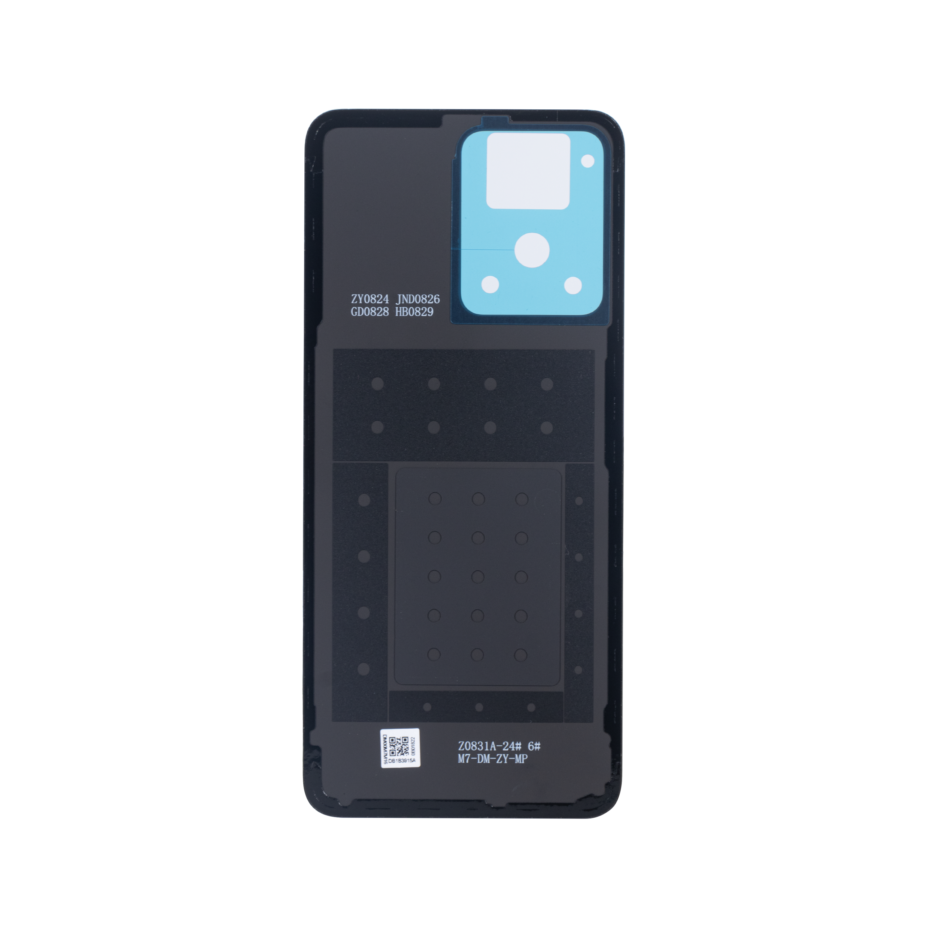 Coque arrière Xiaomi Redmi Note 12 4G sans objectif, bleu glacier, OEM