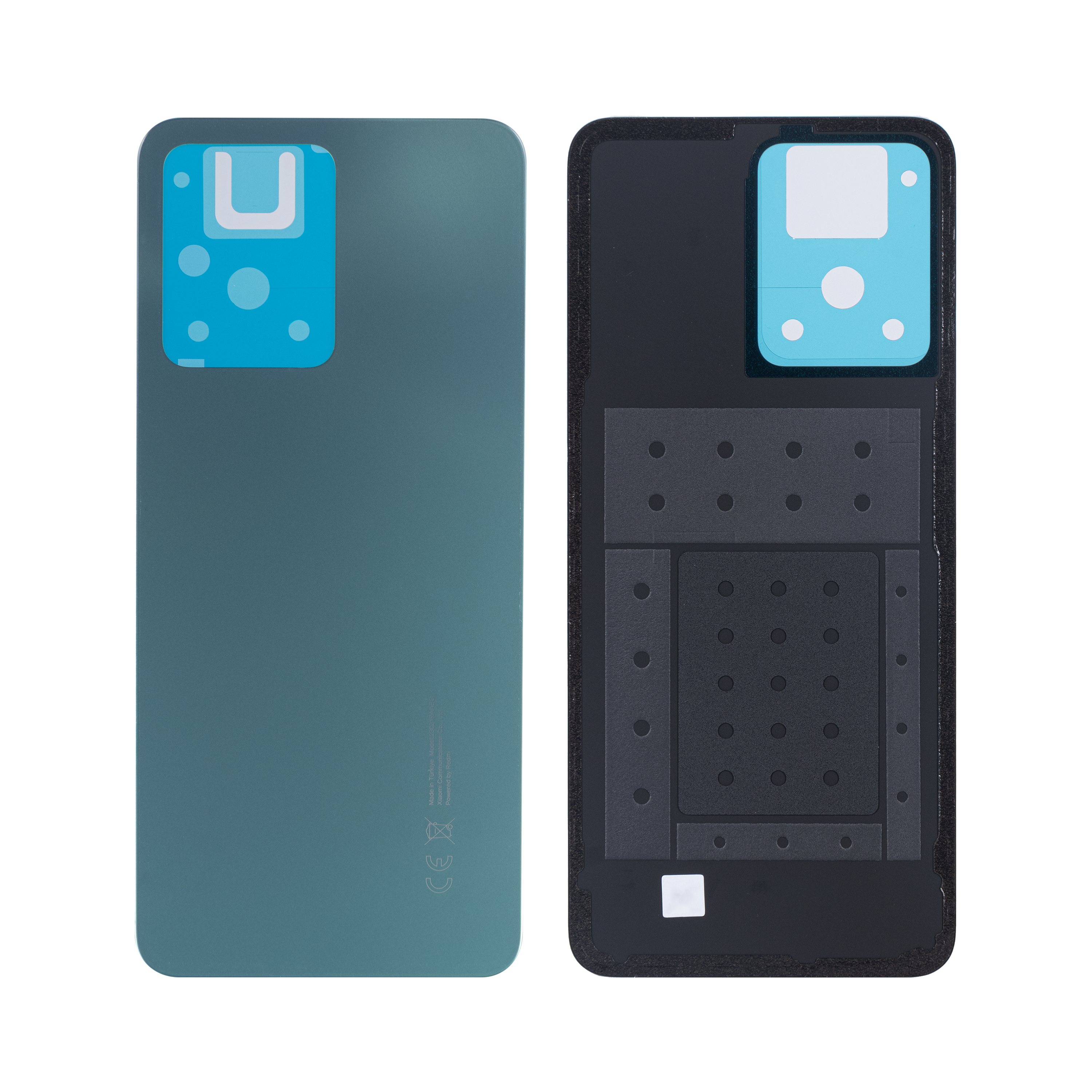 Coque arrière Xiaomi Redmi Note 12 4G sans objectif, vert menthe, OEM