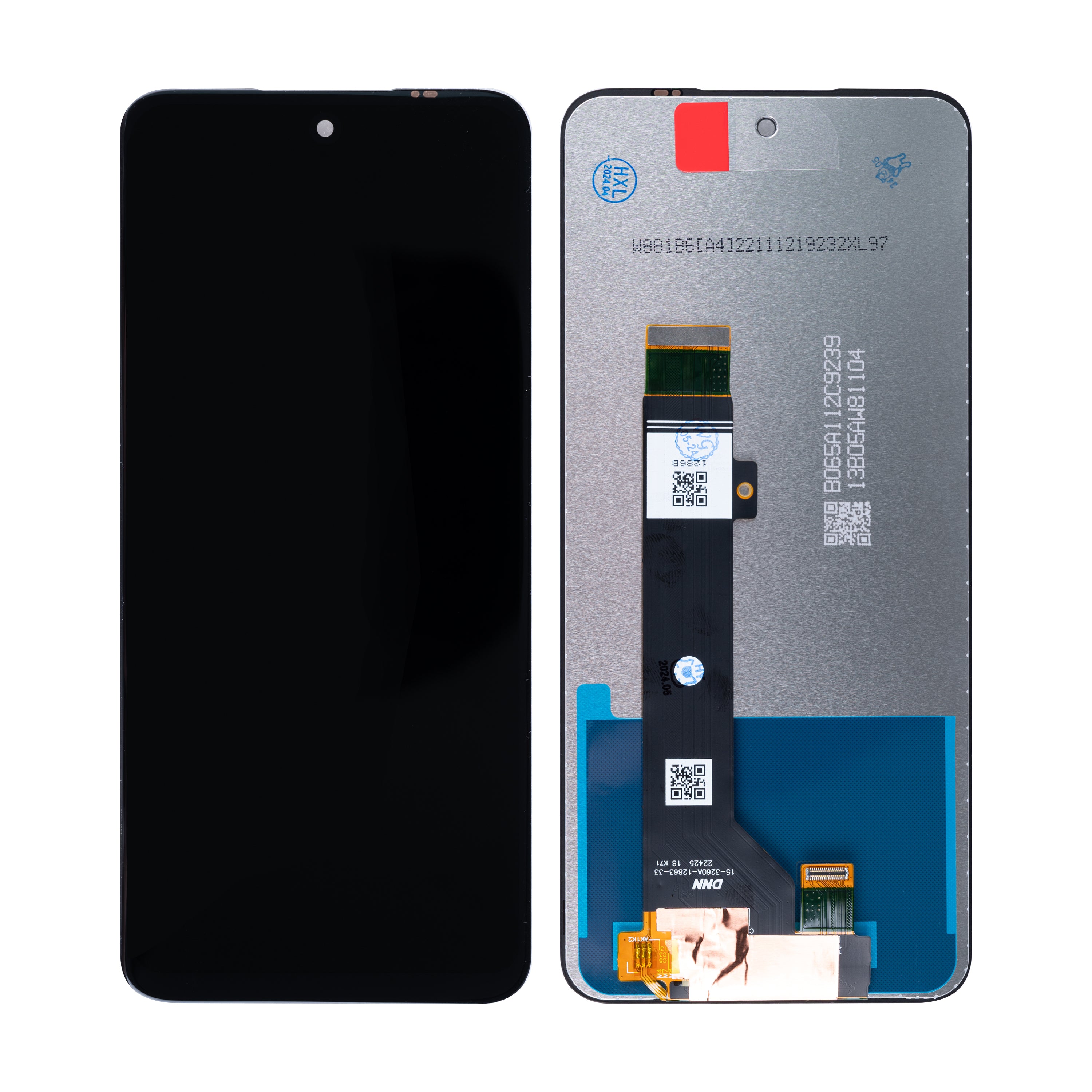 Écran et numériseur Motorola Moto G23 sans cadre noir OEM