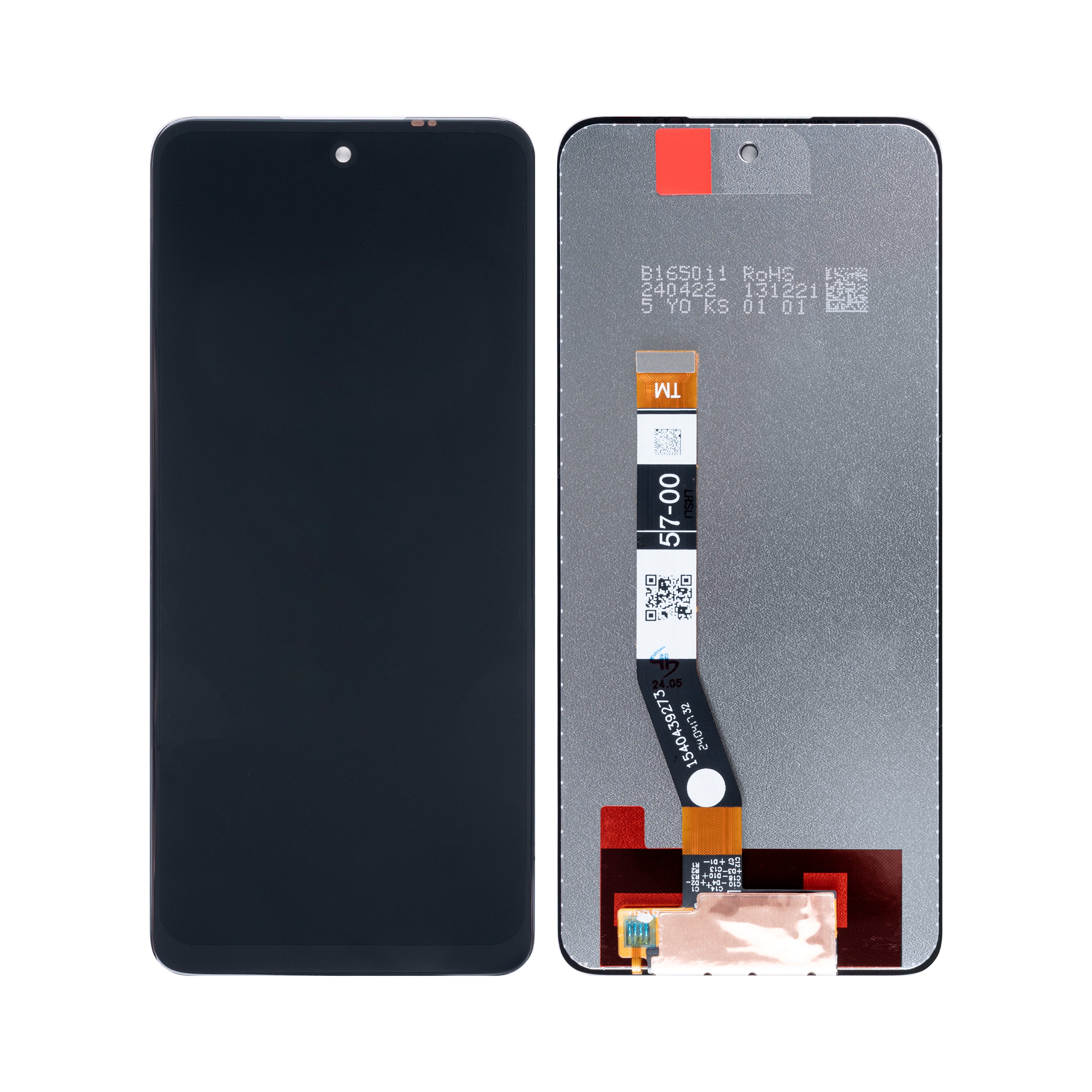 Écran et numériseur Motorola Moto G73 sans cadre noir OEM