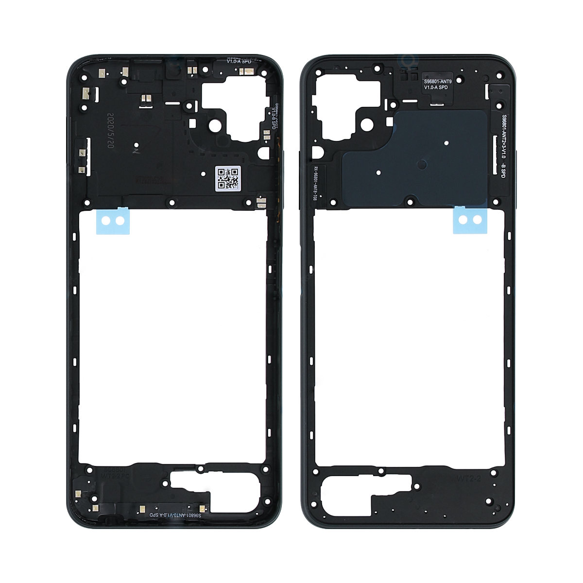 Samsung Galaxy A22 5G A226B Cadre central gris OEM