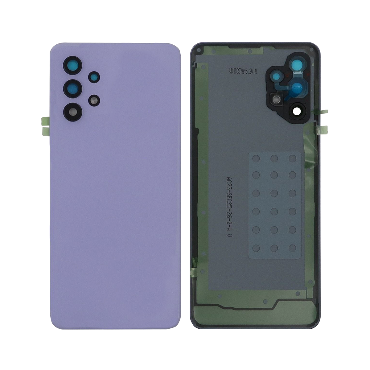 Coque arrière Samsung Galaxy A32 5G A326B avec objectif Awesome Violet OEM