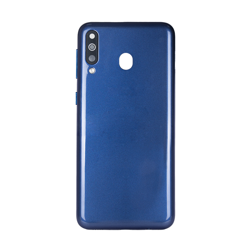 Coque arrière Samsung Galaxy M30 M305F avec objectif bleu OEM