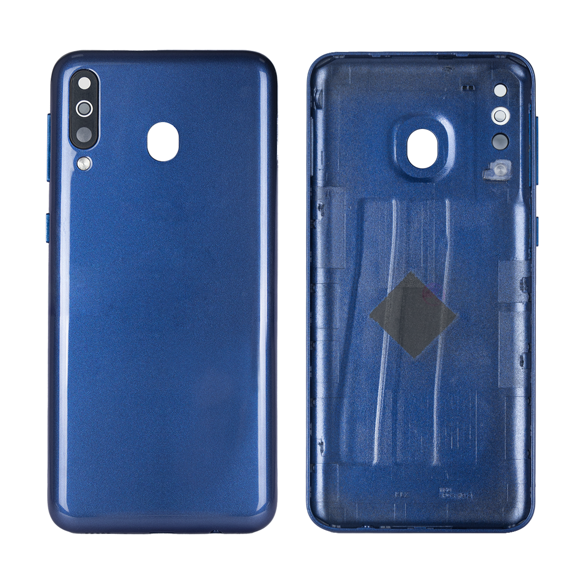 Coque arrière Samsung Galaxy M30 M305F avec objectif bleu OEM