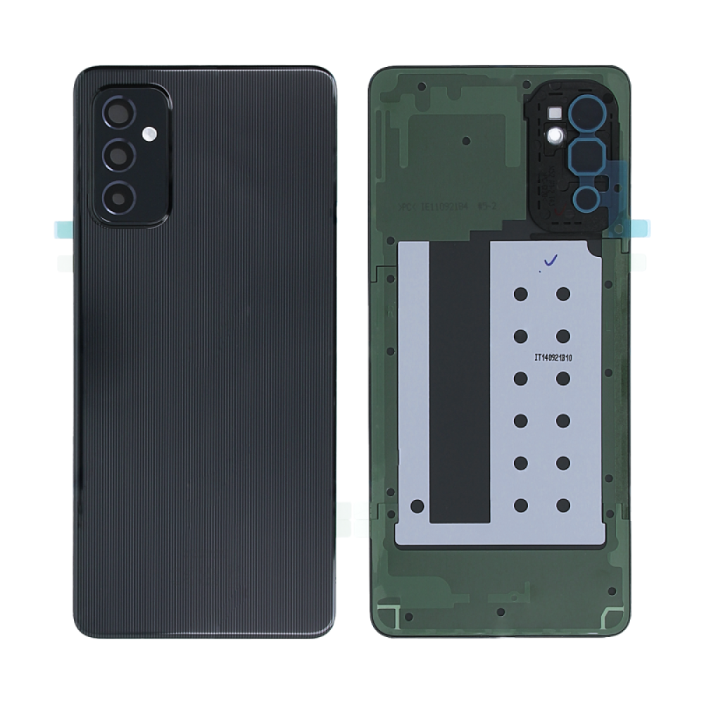 Coque arrière Samsung Galaxy M52 M526B avec lentille noir brillant OEM