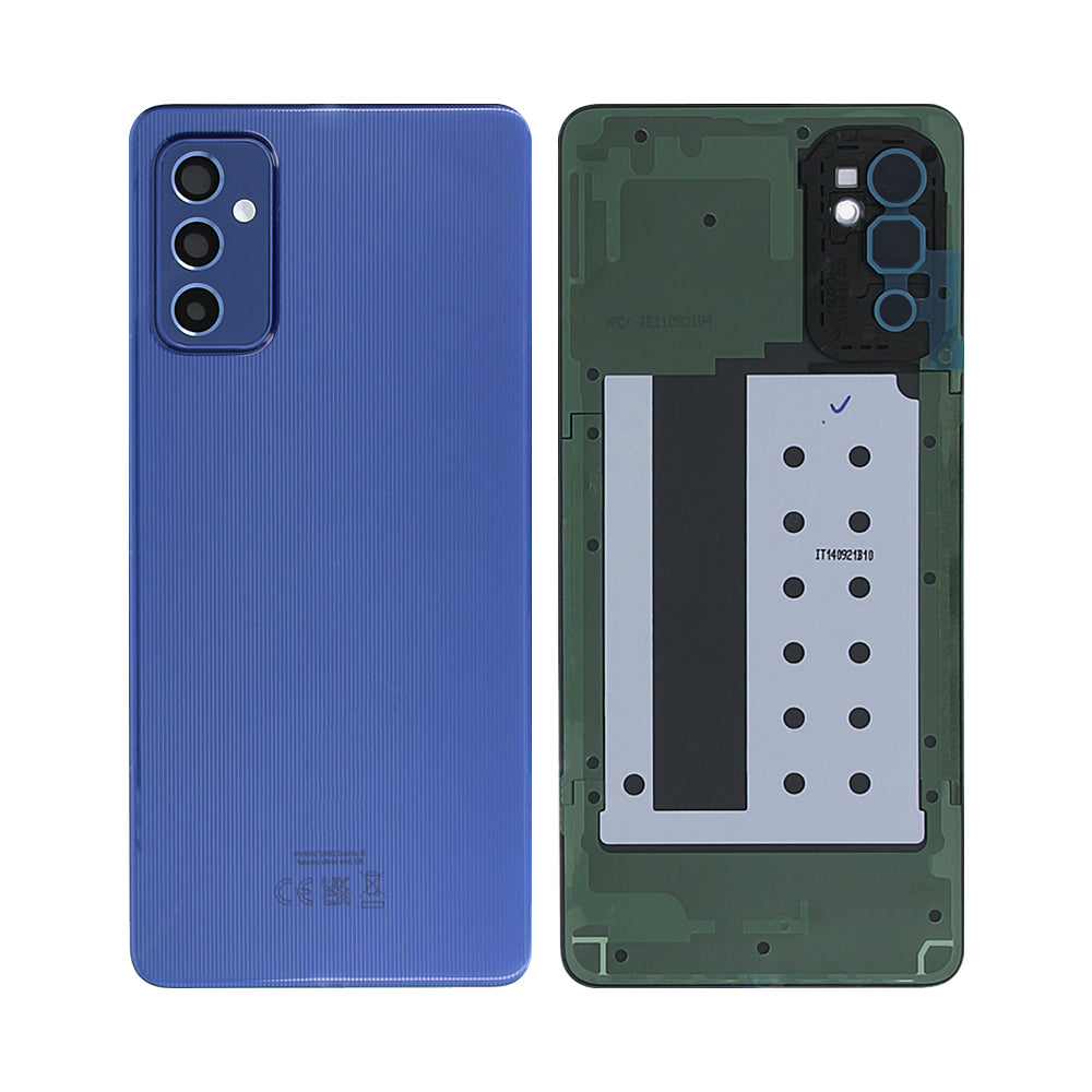 Coque arrière Samsung Galaxy M52 M526B avec lentille bleu glacier OEM