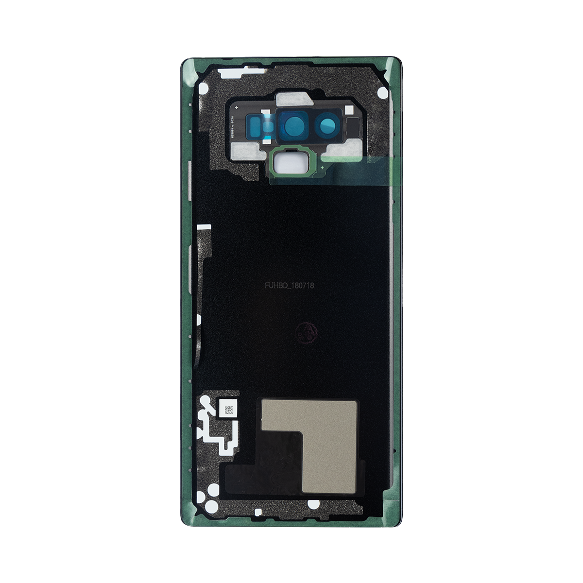 Coque arrière Samsung Galaxy Note 9 N960F avec objectif, noir nuit, OEM