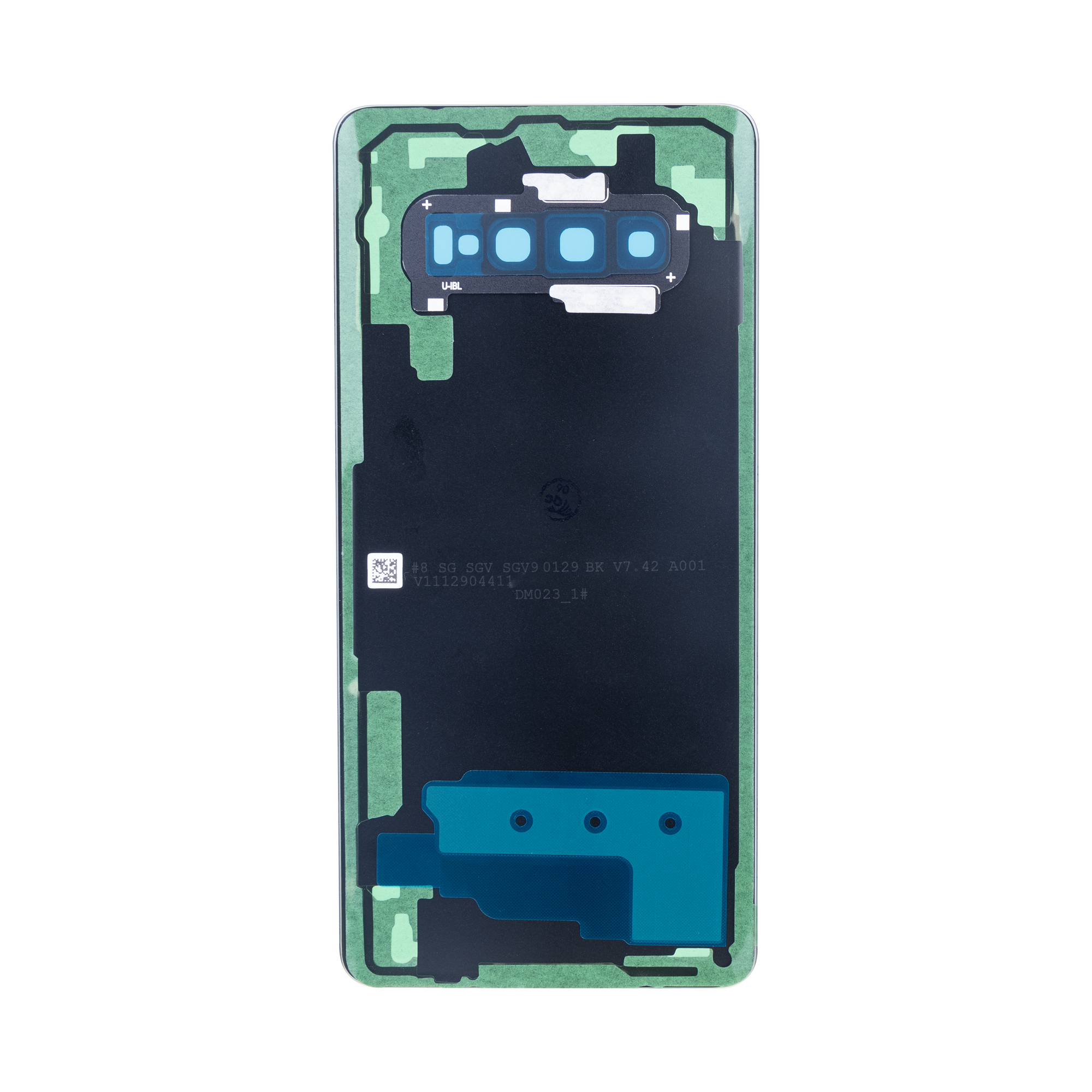 Coque arrière Samsung Galaxy S10 Plus G975F avec prisme noir OEM