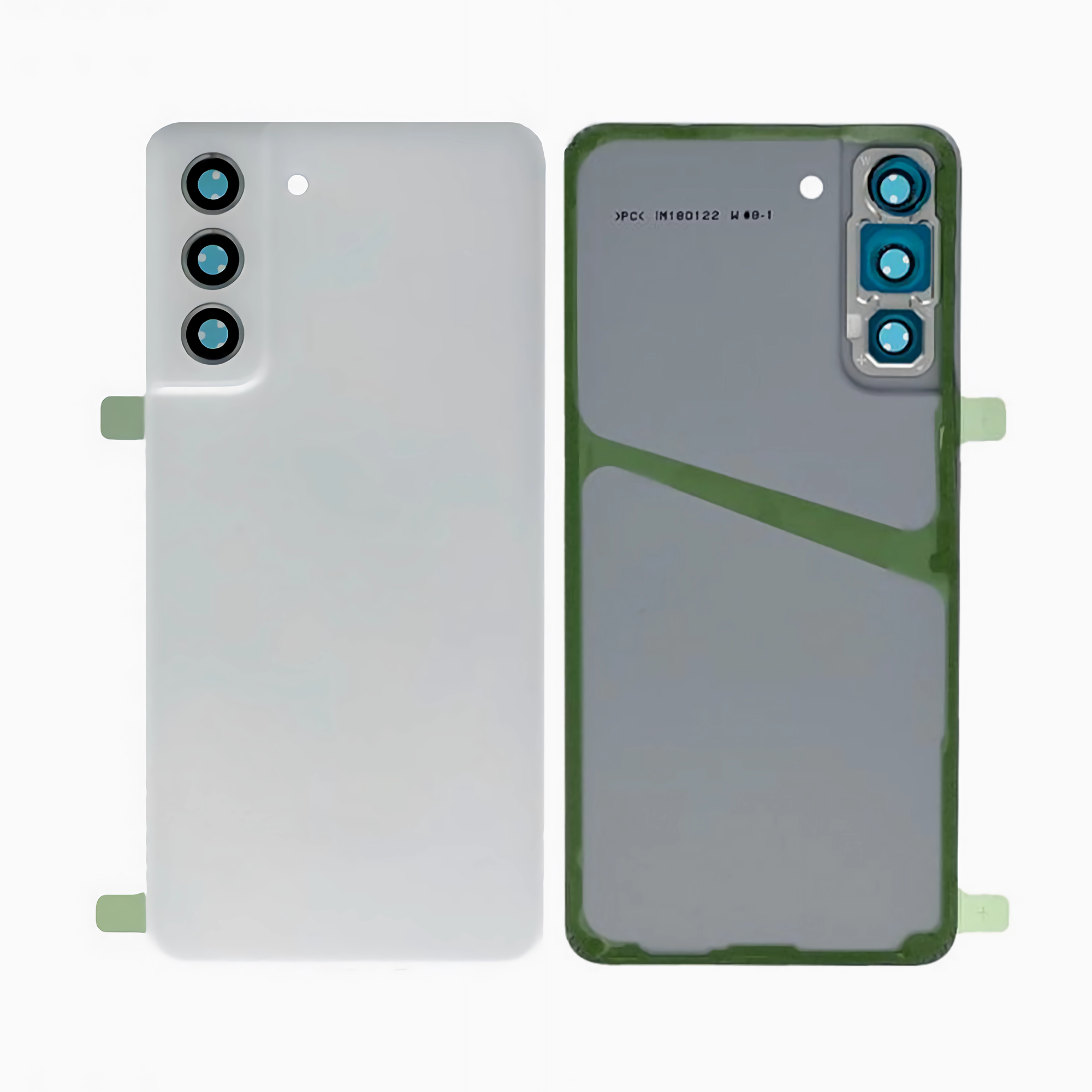 Coque arrière Samsung Galaxy S21 FE G990B avec objectif blanc OEM