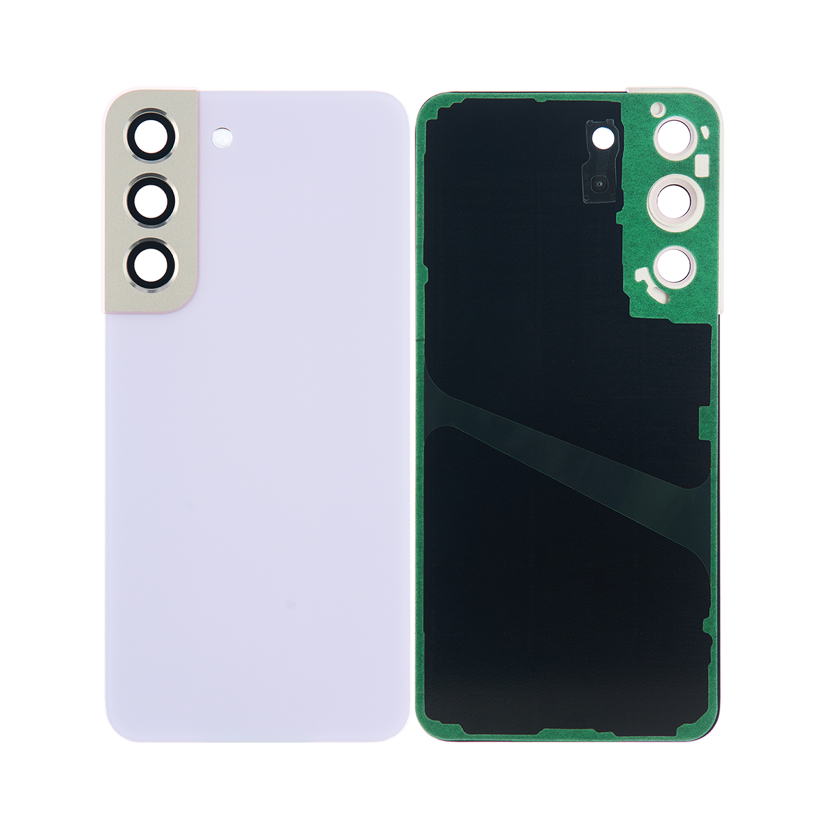 Coque arrière Samsung Galaxy S22 S901B avec objectif violet OEM