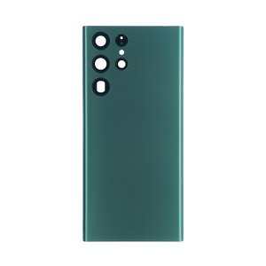 Coque arrière Samsung Galaxy S22 Ultra S908B avec objectif vert OEM