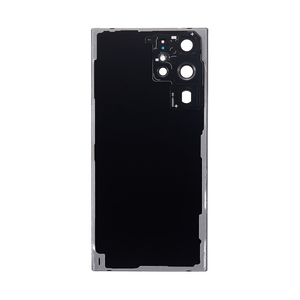 Coque arrière Samsung Galaxy S22 Ultra S908B avec objectif Phantom Black OEM