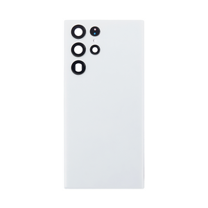 Coque arrière Samsung Galaxy S22 Ultra S908B avec objectif Phantom White OEM