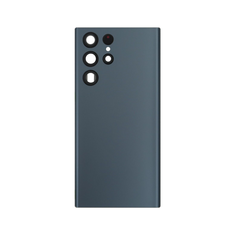 Coque arrière Samsung Galaxy S22 Ultra S908B avec objectif bleu ciel OEM