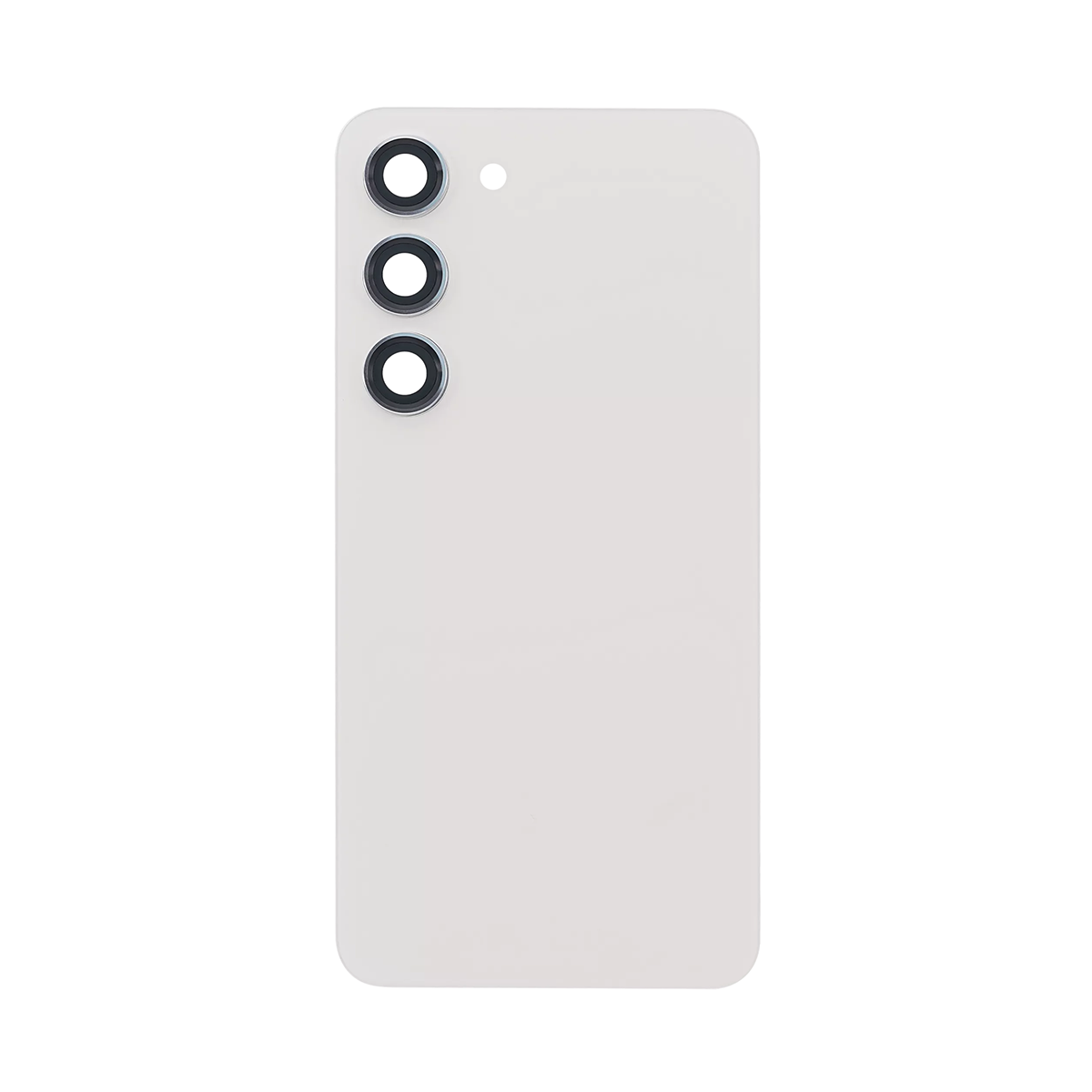 Coque arrière Samsung Galaxy S23 S911B avec lentille crème OEM