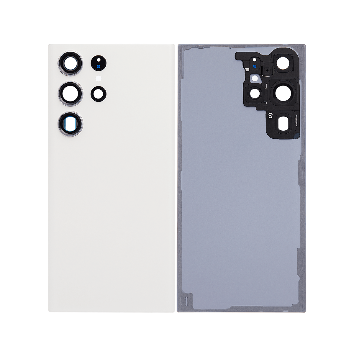 Coque arrière Samsung Galaxy S23 Ultra S918B avec lentille crème OEM