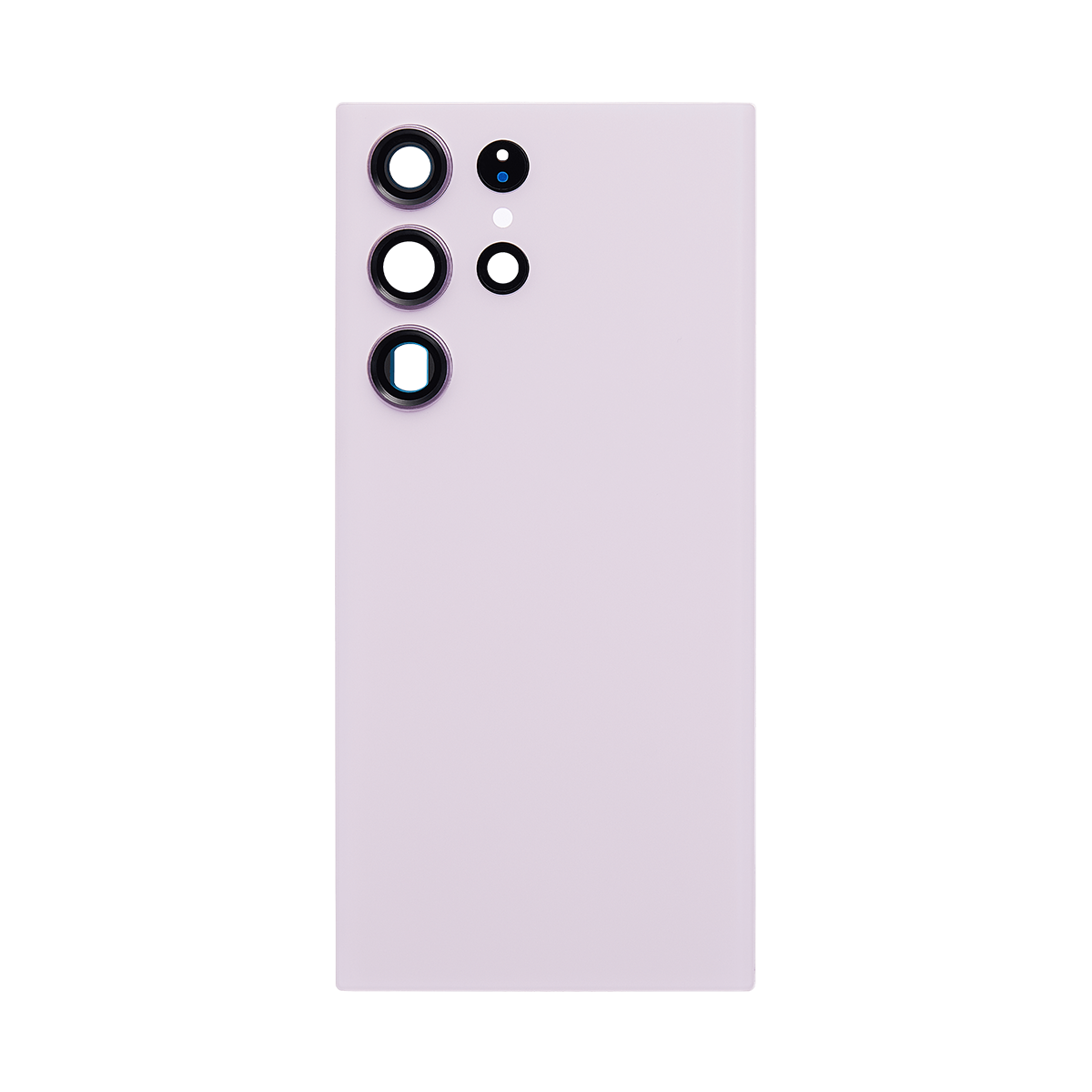 Coque arrière Samsung Galaxy S23 Ultra S918B avec objectif Lavender OEM