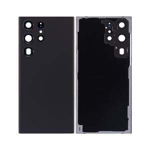 Coque arrière Samsung Galaxy S23 Ultra S918B avec objectif Phantom Black OEM